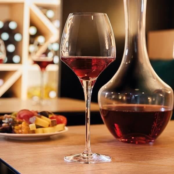 6 verres à vin universel 40cl Open Up - Chef&Sommelier - Cristallin design  original 30% plus résistant