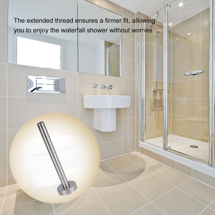 Bras de douche extra flexible pour pomme de douche et rallonge de tuyau  Bras de douche