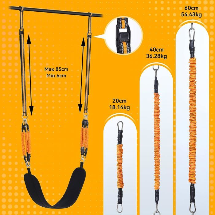 Xtreme Bands Lot De 4 Bandes De Résistance Pour Tractions, Dynamophilie