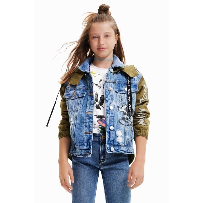 Veste en jean best sale fille 2 ans