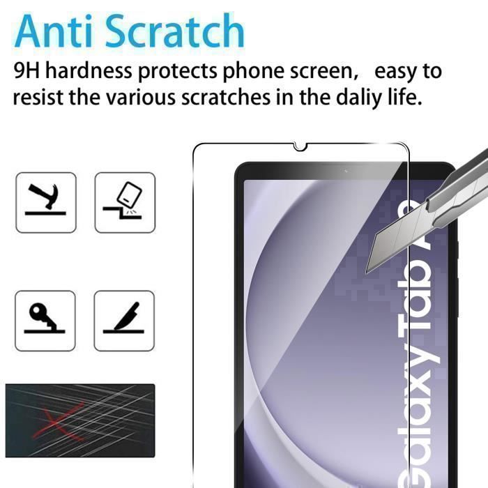 Achetez 100pcs Pour Samsung Galaxy Tab a9 + Protecteur D'écran Film D'écran  de Tablette en Verre Trempé à Haute Transparence de Chine