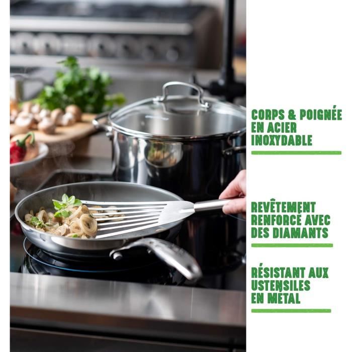 Profile Plus Poêle Wok En Céramique Antiadhésive Saine En Acier — free download