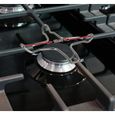 Lot de 2 bagues réducteurs de gaz en acier inoxydable pour cuisinière à gaz - Dessous de plat - Grille de cuisson - Support pour wok-3
