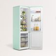 CREATE - Réfrigérateur combiné de style rétro 244L, Vert pastel - FRIDGE STYLANCE-3