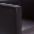 433MAGICSALE®Fauteuil Stable & Classique|Fauteuil de soins|Relaxation de Salon pivotant Marron Similicuir,62 x 56 x (66-76) cm BEST-3