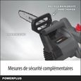 Powerplus Tronçonneuse Électrique POWEG10100 - 2000 W, Guide de 350 mm, , Lubrification Automatique de Chaîne-3