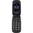 Téléphone portable à clapet pour séniors 2.4 pouces swisstone BBM 625 rouge-3