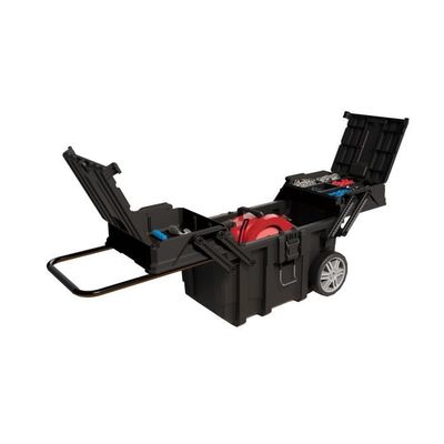 KETER Baule Da Cantiere 15G Nero - Robustissimo, Impermeabile E Con Ruote! - Foto 8