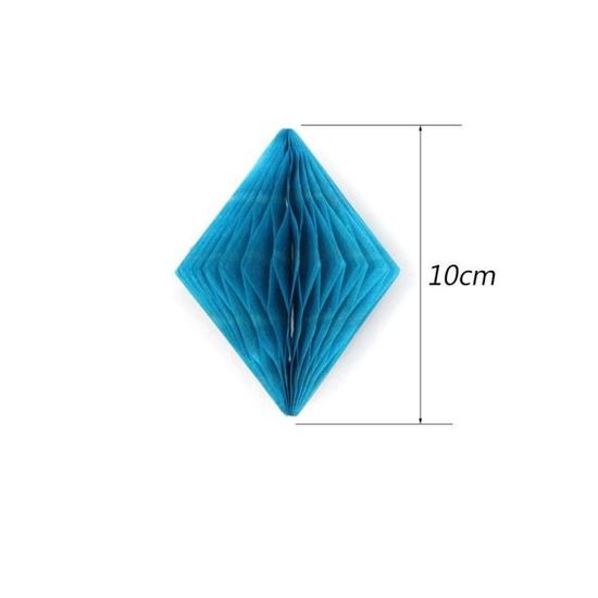 Decoration Bapteme Garcon Bleu Papier Boule Eventail Baby Shower Mariage Anniversaire Noel Etoile Guirlande Cdiscount Maison