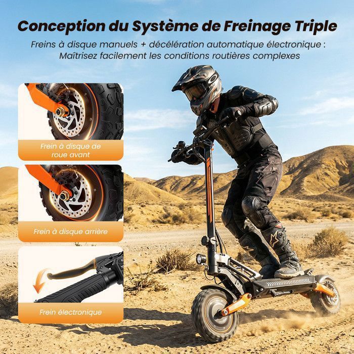 MASCOOTER S4 | Trottinette Èlectrique Adulte - Clignotants et Régénération de Batterie au Freinage – 600-1200W Max, Autonomie 25km, Roues 10 Tubeless, Double Freins Électriques et à Disque