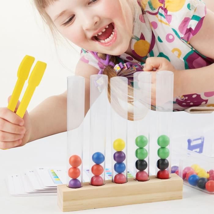 Tube à Pluie Beaupretty – Instrument De Musique éducatif En Bois Avec Perles Vibrantes – Pour Développer Les Sens Des Tout-petits, Dès Les Premiers Mois