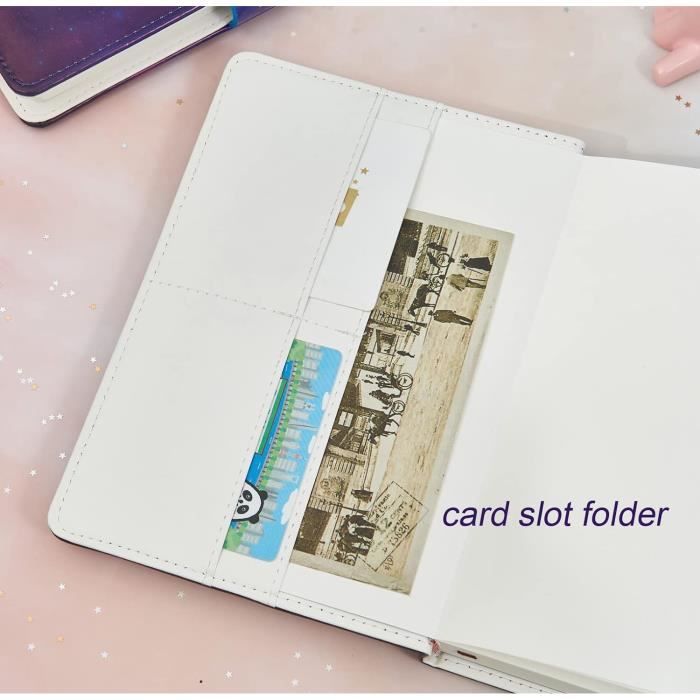 Journal Intime Avec Serrure Ciel Étoilé - Carnet Cuir A5 Verrouillable Pour Filles Et Garçons Avec Boîte Cadeau