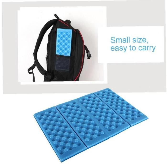 Tapis portable imperméable à l'eau de siège de coussin de mousse pliant le  tapis de pique-nique pour le camping, la pêche, le pique-nique