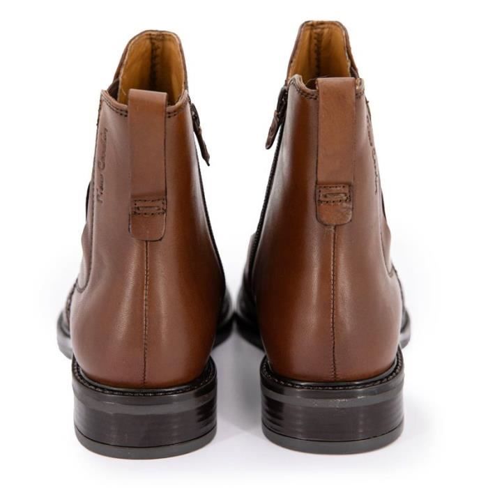 Bottine Femme PIERRE CARDIN Mod le Sandy Waxy Black Cuir