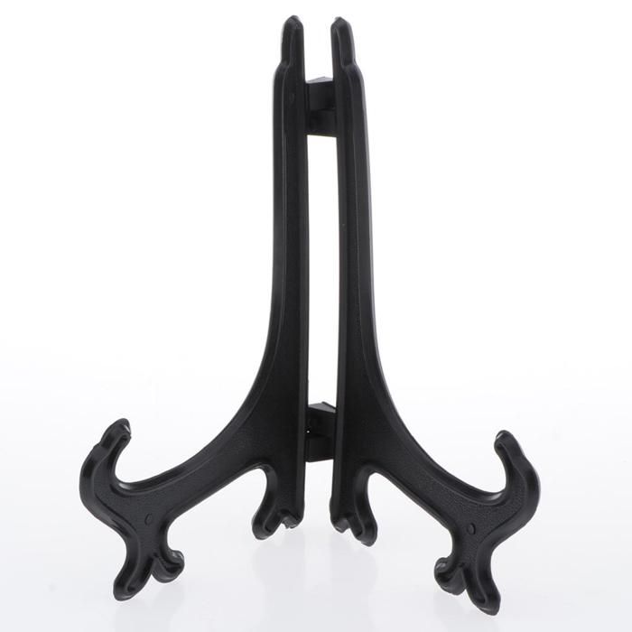 Petit Chevalet / Porte-assiette En Fonte – Hauteur 5″ – Finition Mate – Idéal IPad Ou Serviette