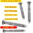 inox 316 Lot de 2 A4 Longueur 120mm Anneaux tige filetée BOIS 12mm