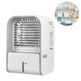 Mini climatiseur mobile, rafraîchisseur d'air/humidificateur/ventilateur USB avec