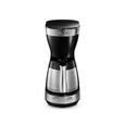 Machine à café filtre DeLonghi Dedica Style ICM 16710 - 1,25 L - 1000 W - Noir, Argent-0