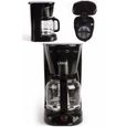 Cafetière Electrique 950W 15-tasses-Classique Noire haute qualité Carafe compatible lave-vaisselle-0