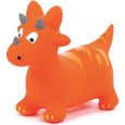 Ballon sauteur animal dino - LUDI - Dinosaure sauteur - Orange - Âge + 10 mois - Mixte-0