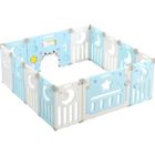 Parc Bebe Octogonal Modulable En Bois 7 2m 8 P Cdiscount Puericulture Eveil Bebe