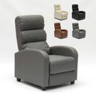 Fauteuil relax inclinable - Le Roi du Relax - ALIce - Similicuir - Gris