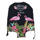 LUNAVO Housse de Valise - TEMPSA - Élastique Voyage - Imperméable - Souple - Design Flamant Rose