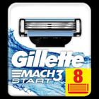 GILLETTE Lames de rasoir Mach3 Start x8