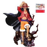 Monkey D. Luffy Figurine One Piece Figure Luffy Gear 5 Figurine Décoration Objet avec calendrier françaisH générique