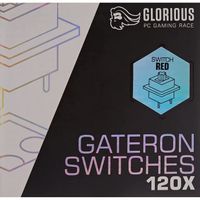 GLORIOUS PC Gaming Race Gateron Red Switches (120 Pieces)