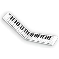 Piano pliable portable Blackstar | Piano portable de 49 touches avec batterie rechargeable USB intégrée et MIDI via USB. Clavier de