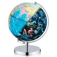 Globe Terrestre 23 cm COSTWAY - Carte des constellations - Déco. de Bureau, Ecole