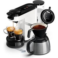Machine à café 2 en 1 SENSEO Switch Philips HD6592/05, 2 en 1 avec filtre et dosette, Verseuse isotherme, Crema plus