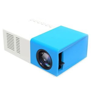 Vidéoprojecteur 480x360 HD 1080P Mini Videoprojecteur LED Home cinéma Portable projecteur de poche haut-parleur intégré projecteur
