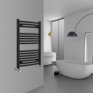 SÈCHE-SERVIETTE ÉLECT Sèche-serviettes moderne pour salle de bain et cuisine - 800 x 500 mm -.[Z1725]