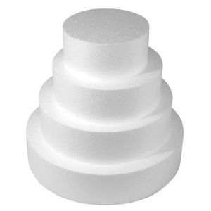 Socle polystyrène SUPPORT DE GÂTEAU cylindrique - Store Deléage