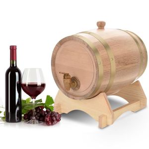VIN ROUGE 5L Fûts à vin en chêne pour vernis à bûches de cav