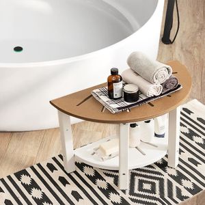 Tabouret salle de bain inox brillant ou mat - Plazza - Bath Bazaar