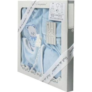 Coffret de Naissance B/éb/é 5 pi/èces de qualit/é Fabrication Europ/éenne Coffret Bleu// Gar/çon-Cadeau de naissance Coloris au choix 0//3 mois