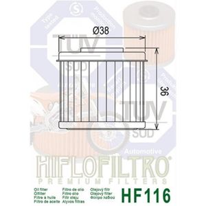 FILTRE A HUILE Filtre à  huile Hiflo Filtro pour Moto Honda 150 Cr-F Rb Grandes Roues 2007-2017