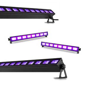 JEUX DE LUMIERE PACK 2 barres à LED UV 9 x 3W LUMIÈRE NOIRE J LIGH