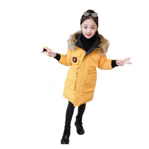 DOUDOUNE Doudoune de Marque Luxe version coréenne épaissie jaune Fille Grande VêTements QW121    Jaune 