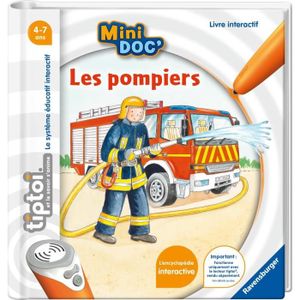 LIVRE INTERACTIF ENFANT tiptoi®, Livre interactif, Mini Doc' Les pompiers, 4 ans, 13099023,Ravensburger