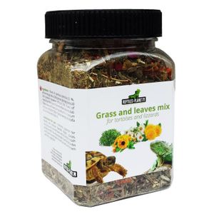 COMPLÉMENT ALIMENTAIRE Grass and leaves mix for Reptiles -- Complément nutritionnel pour tortues terrestres et lézards herbivores
