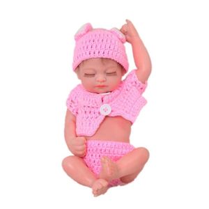 LUFEIS Mini Bebe Reborn, Lot de 8 Réaliste Mini poupée émulée, endormie,  Jouet pour Enfant garçon Fille (Fête de Vacances)