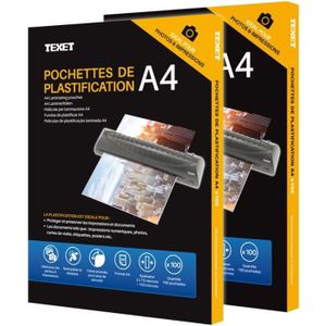 Pochettes De Plastification - 54X86Mm - 125 Microns - 100 Pochettes -  Fellowes pas cher