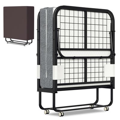 Iztoss – Matelas pliable 135x190x12 cm – Futon 2 en 1 lavable en machine – Housse 100% polyester – Matelas d'invités et tapis de jeu