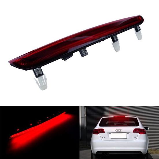 3ÈME FEU STOP LED - Compatible Audi A3/S3/RS3 Sportback 2004-2012 - Réf. 8P4945097C - Haut Niveau