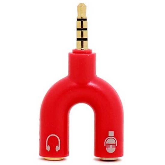 Splitter Audio Y Da 3,5 Mm – Adattatore Da Femmina A 2 Maschi (cuffie E Microfono) Per PC E Laptop – Cavo Da 1 Metro Placcato Oro, Rame OFC, Per Gaming E Chat (Skype, Google Voice)