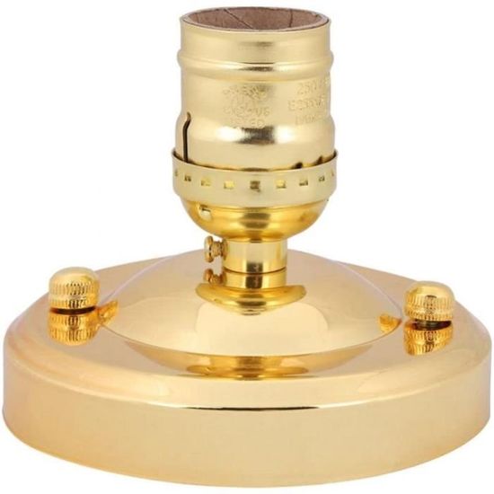 Douille Plafonnier E26/E27 Vintage – Support Ampoule En Fer Bronze, Style Industriel, Décoration Murale Ou Plafond - 4